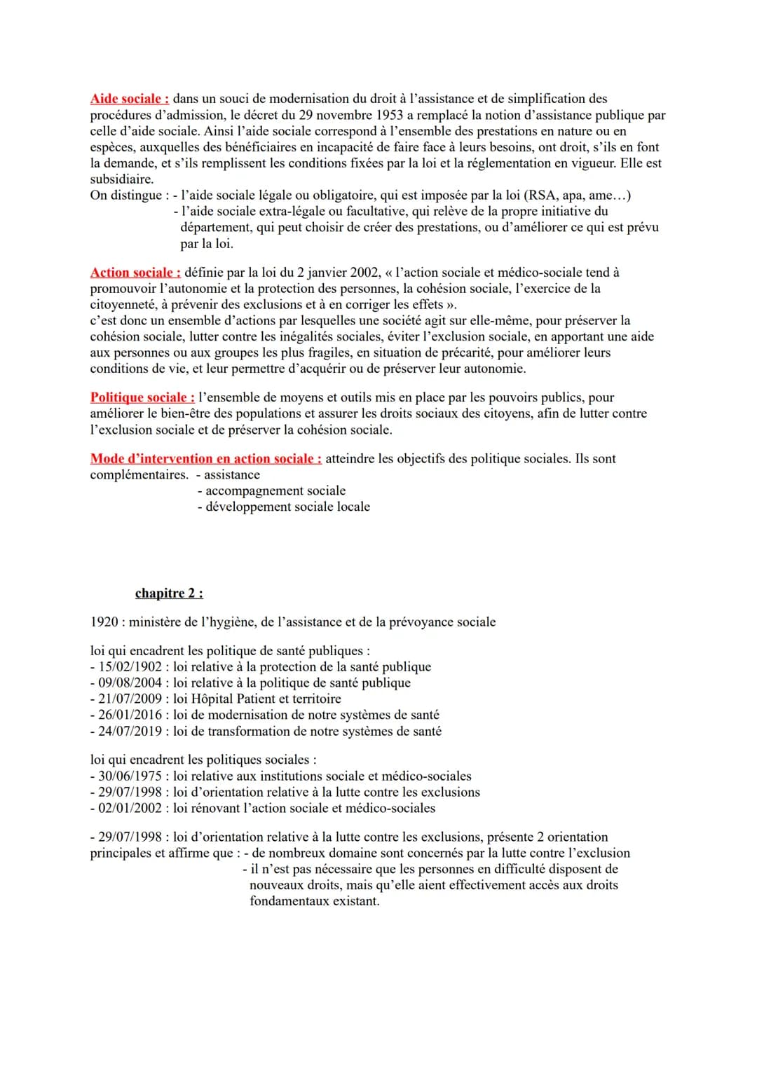 ### chapitre 1:
Définitions ST2S
Partie 1 - Première
Selon l'OMS, en 1946, la santé est << un état de complet bien-être physique, mental et