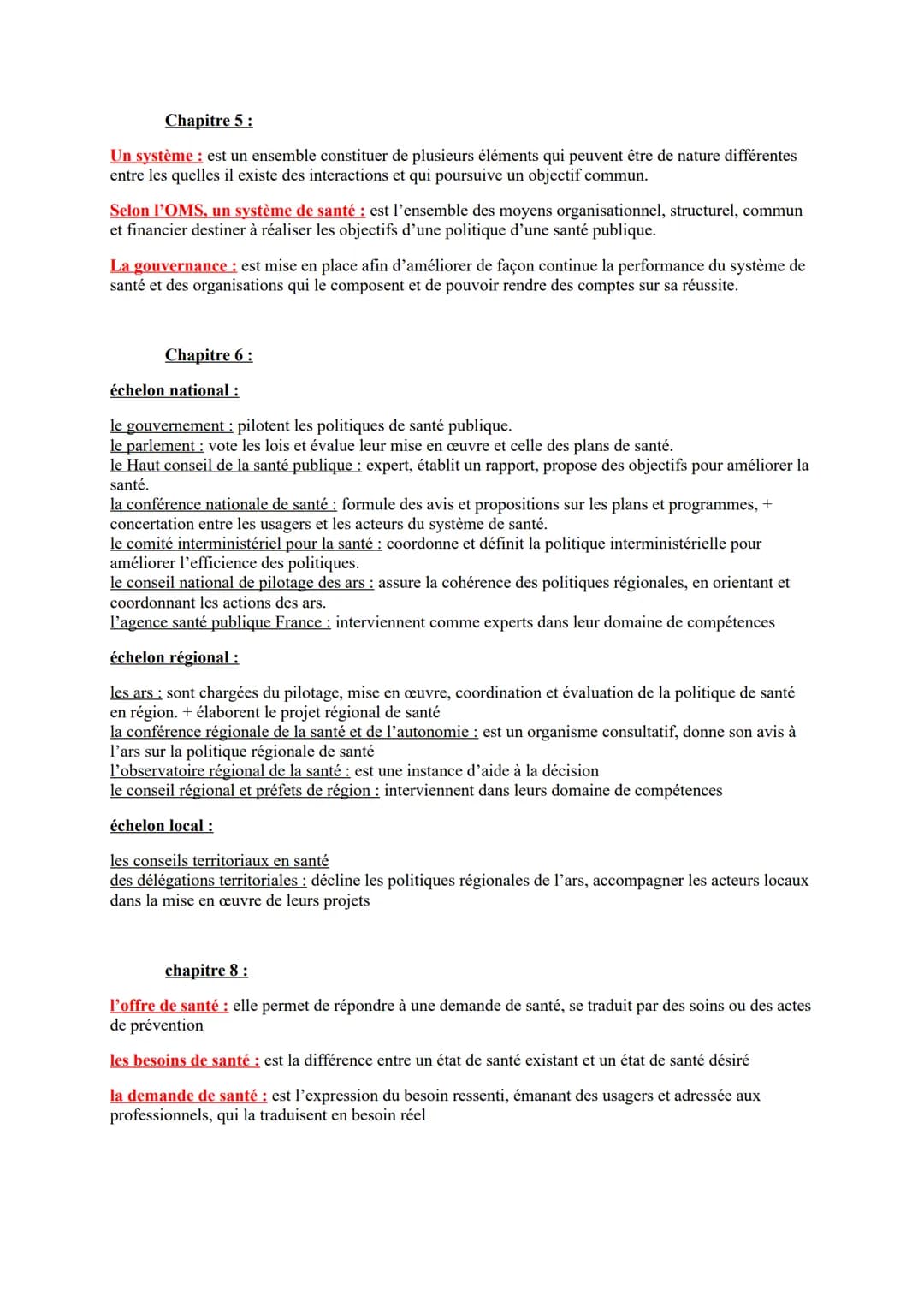### chapitre 1:
Définitions ST2S
Partie 1 - Première
Selon l'OMS, en 1946, la santé est << un état de complet bien-être physique, mental et