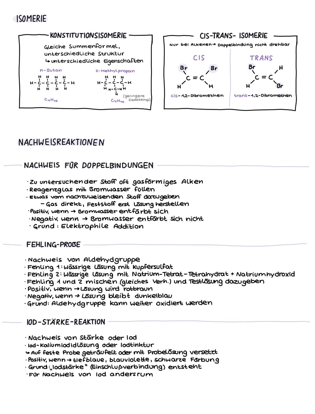 # ORGANISCHE CHEMIE
STOFFKLASSEN
-HOMOLOGE REIHE DER ALKANE-
ALKENE
Methan CH4 Bsp.:
Ethen C₂H₄H Kohlenwasserstoffe
Ethan C2H6 HHH Prop