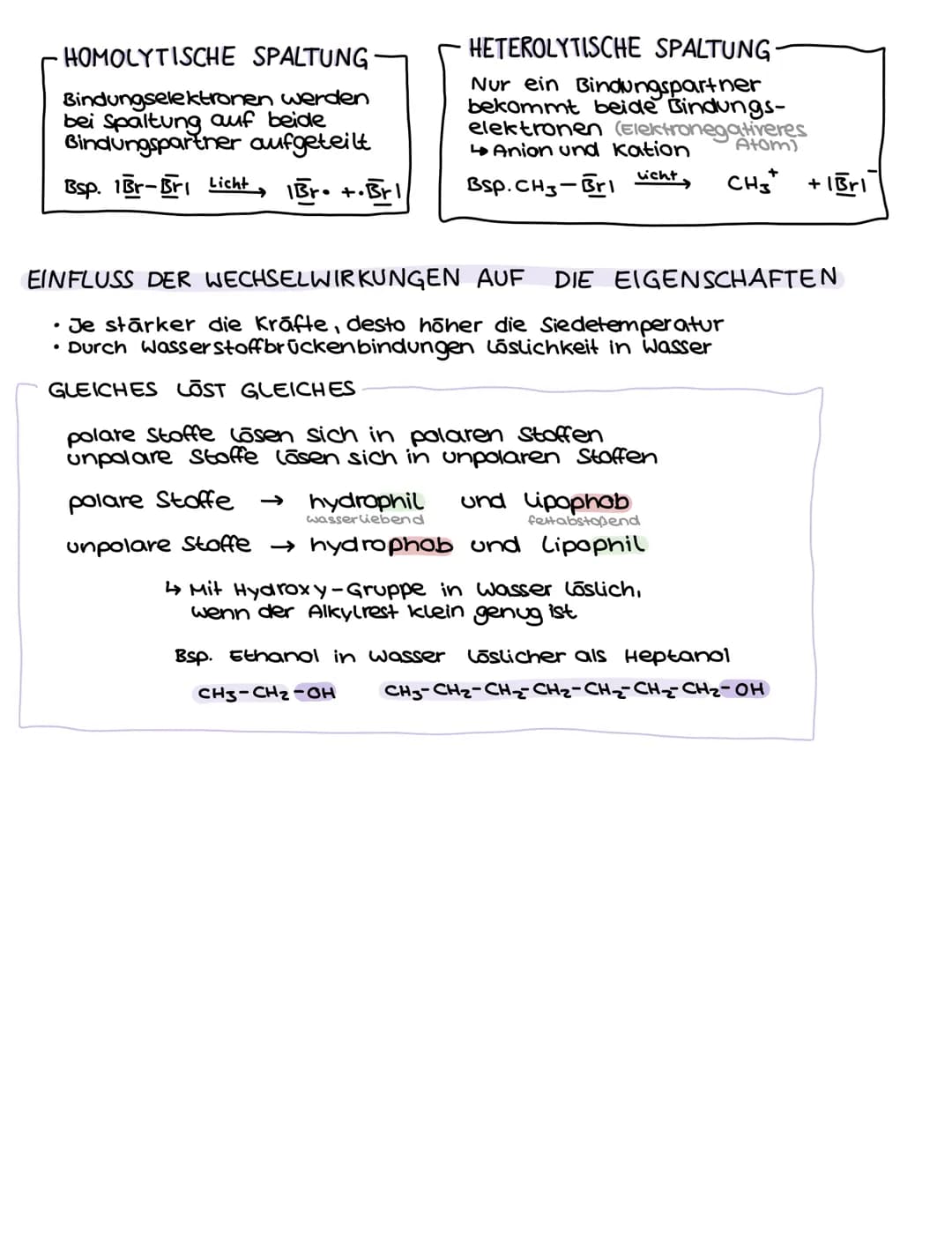 # ORGANISCHE CHEMIE
STOFFKLASSEN
-HOMOLOGE REIHE DER ALKANE-
ALKENE
Methan CH4 Bsp.:
Ethen C₂H₄H Kohlenwasserstoffe
Ethan C2H6 HHH Prop