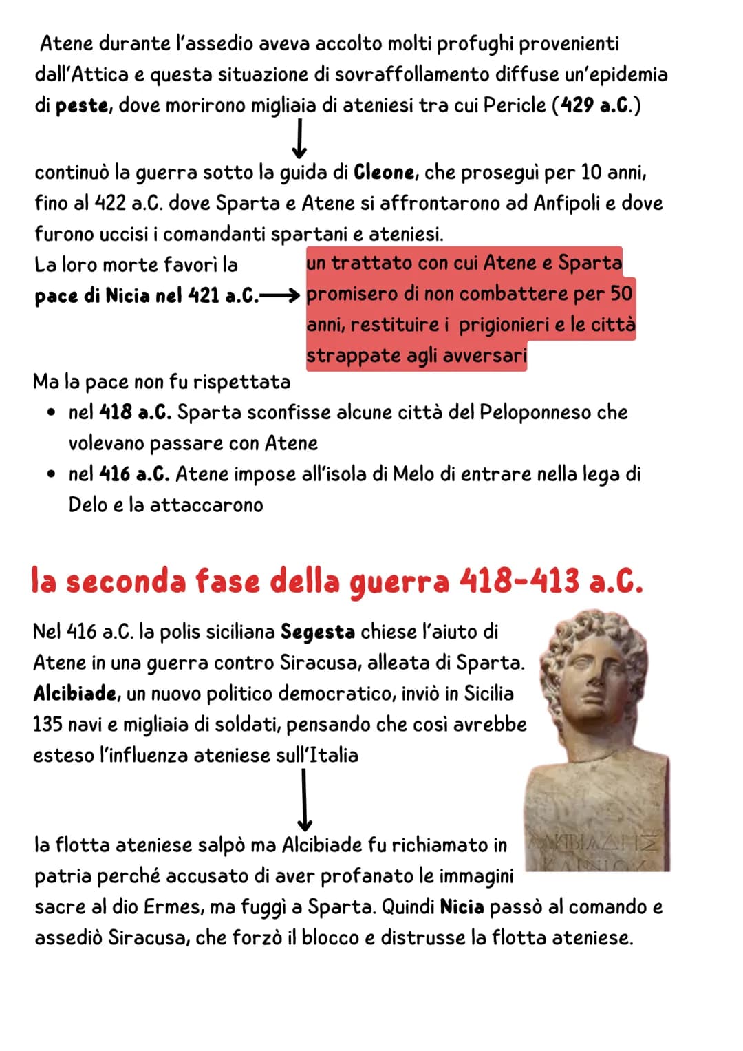 # LA GUERRA DEL PELOPONNESO
Nel V secolo a.C. Atene era diventata una delle più importanti città del
Mediterraneo e il centro culturale del