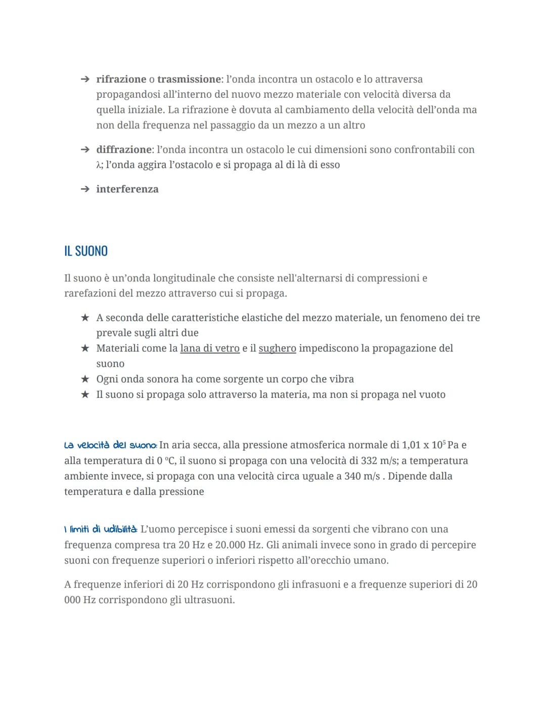 # Le onde
Un'onda è una perturbazione che si propaga trasportando energia ma non materia
Introduzione
Un'onda trasporta energia, cioè la