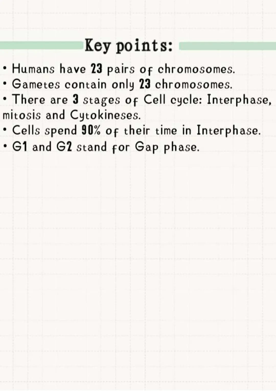 # THE CELL CYCLE
Stage 3: Cytokinesis
(cell devides)
Cell Growth
G1
Stage 2:
Mitosis
(nuclear
devision to
form two
daughter
cells)
Cell Divi