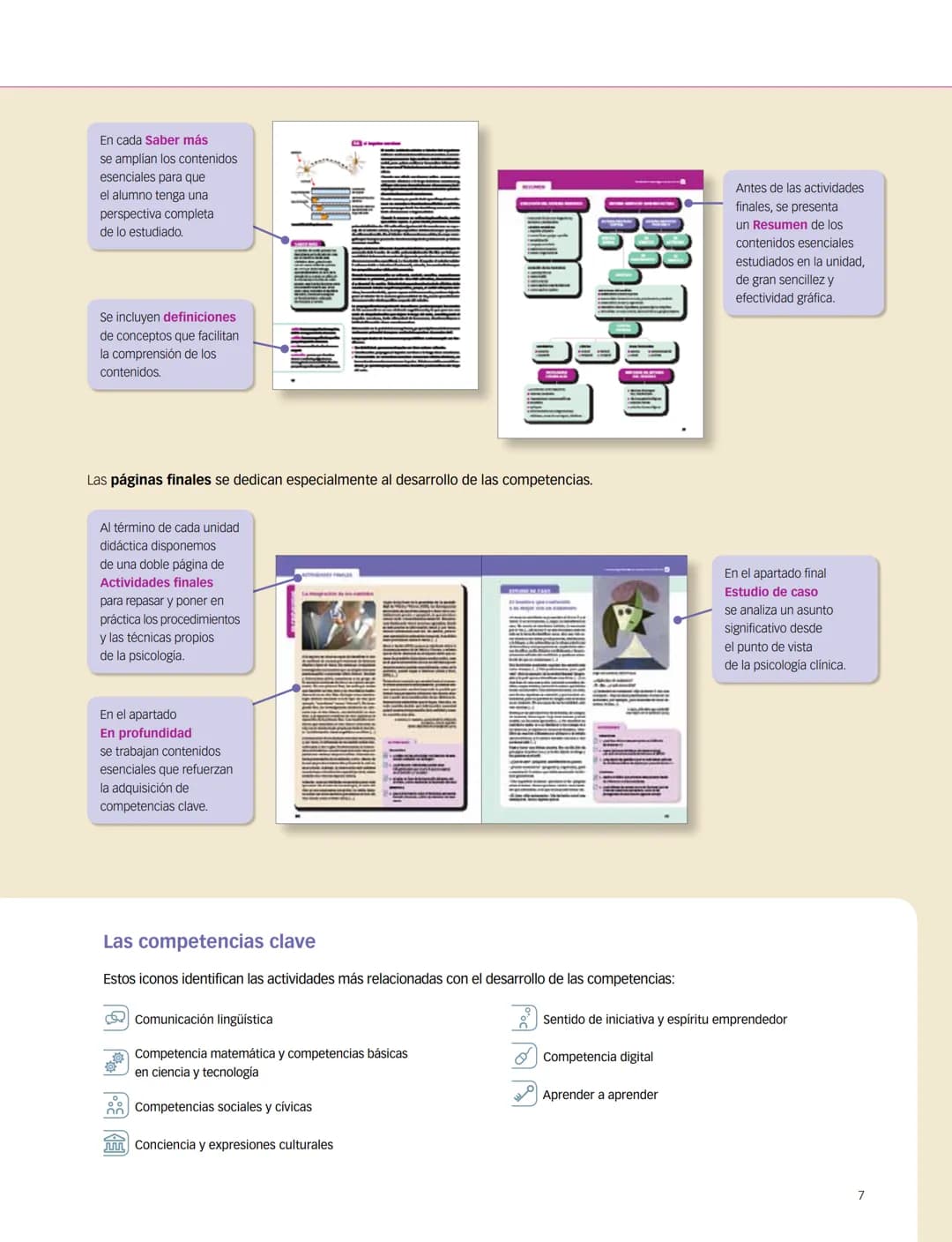 PROYECTO
SABER
HACER
Psicología
SERIE COMPRENDE
El libro Psicología, para segundo curso de Bachillerato, es una obra
colectiva concebida,