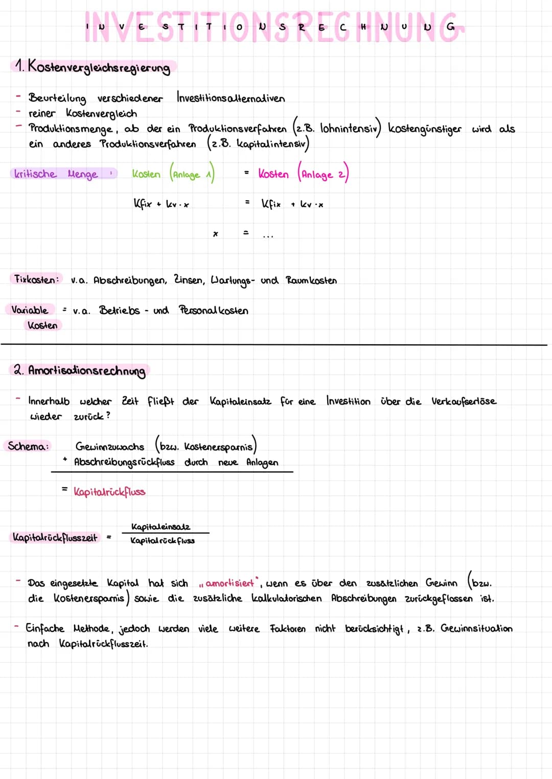 # VOLLKOSTENRECHNUNG
Einzelkosten: Kosten, die einem Produkt direkt zugerechnet werden können
Gemeinkosten Kosten, die für mehrere Kostent