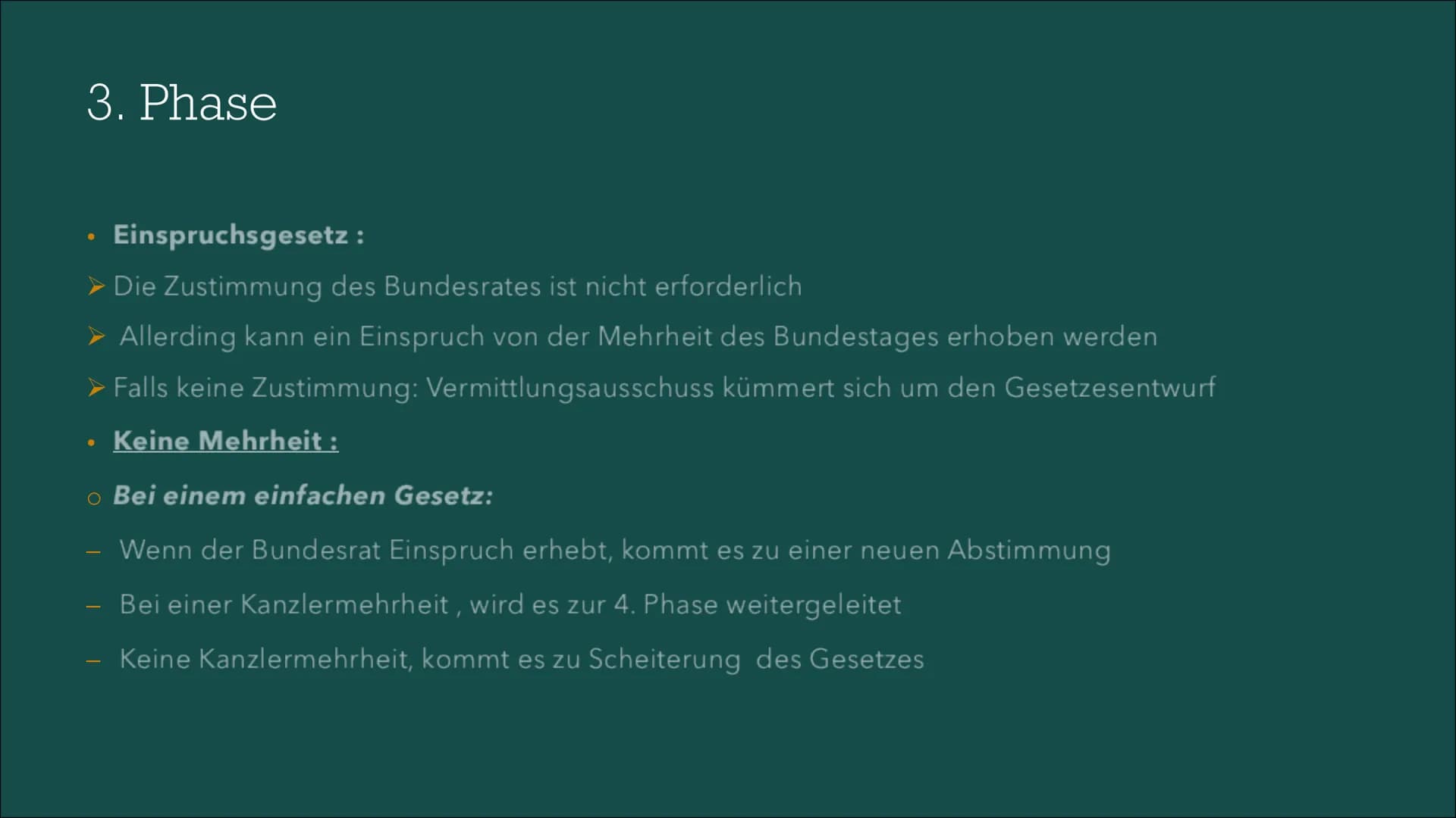 # Gesetzgebungsprozess
In Deutschland # Inhaltsverzeichnis
*
Allgemeine
Informationen
Ablauf
Kritik
Quellen # Allgemeine Informatio