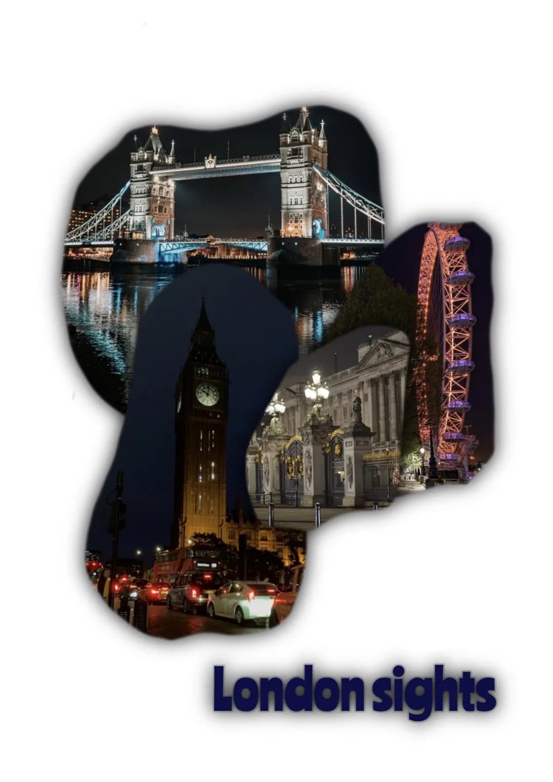 London sights # table of contents
Page: 1- elisabeth tower
2 - london eye
3 - buckingham palace
4- the shard
5- globe theatre
6- tower brid