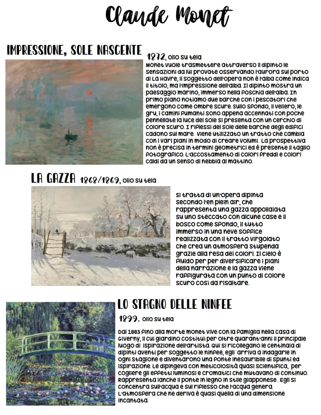 <p>L'impressionismo è una corrente artistica sorta nel 19° secolo in contrapposizione all'arte accademica. Questa corrente sfidò la critica