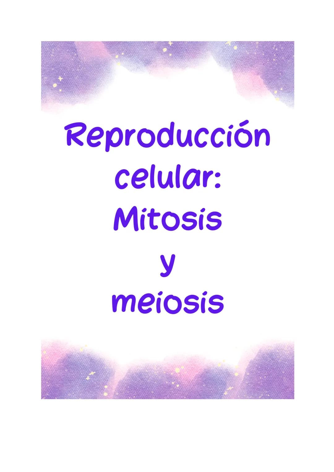 # Reproducción
celular:
Mitosis
y
meiosis # Reproducción celular
Es el proceso por el que una célula (llamada célula madre) da lugar a