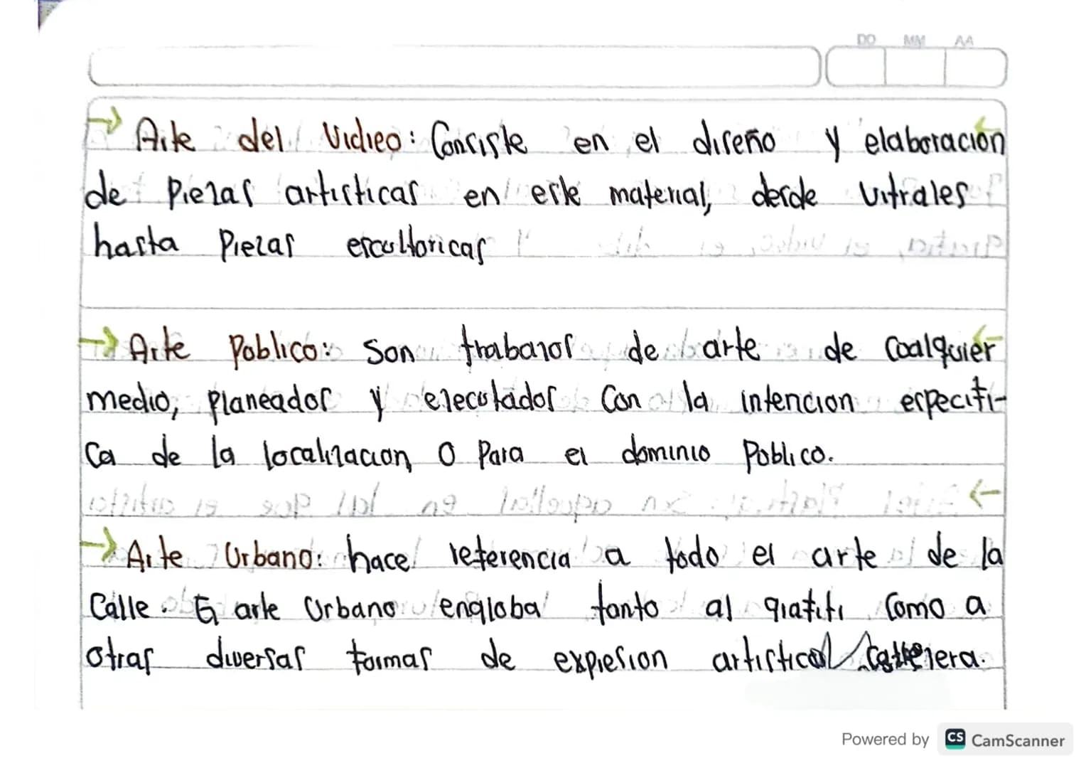 DO
MM
AA
Arte del Vidieo: Consiste en el diseño y elaboracion
de Piezas artisticas en erle material, derde vitralesf
hasta Piezas escultori