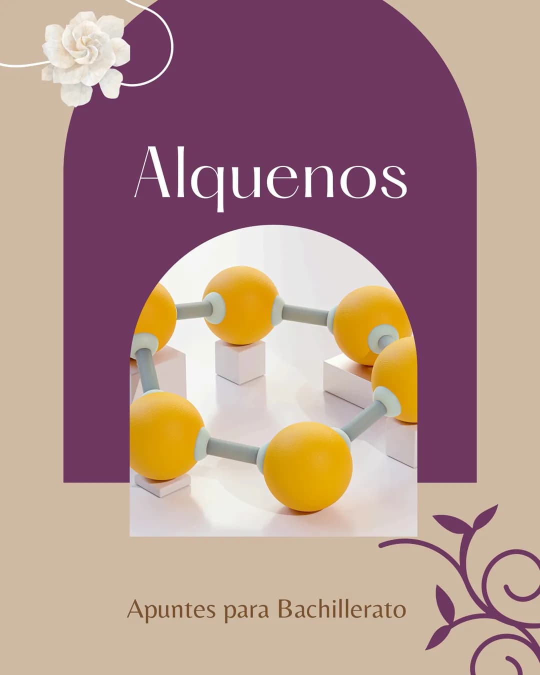 # Alquenos
Apuntes para Bachillerato 07/03/22
# Alguenos:
Son los hidrocarburos insaturados que tienen
doble enlace carbono-carbono. Respon