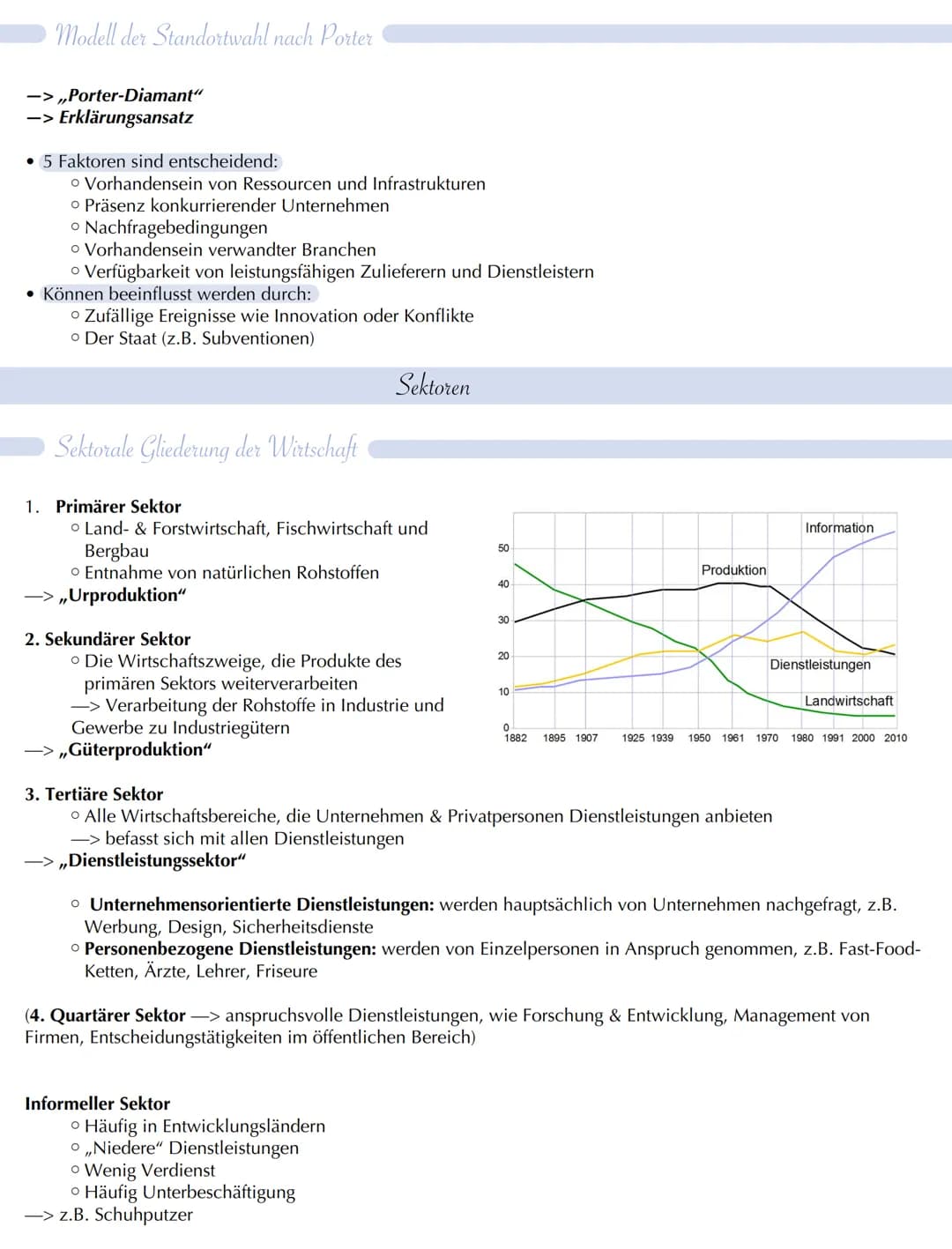# Wirtschaft-Wirtschaftsregionen im Wandel
Standortfaktoren
DEFINITION
- Gründe, warum sich ein Unternehmen an
einem Standort ansiedeln s