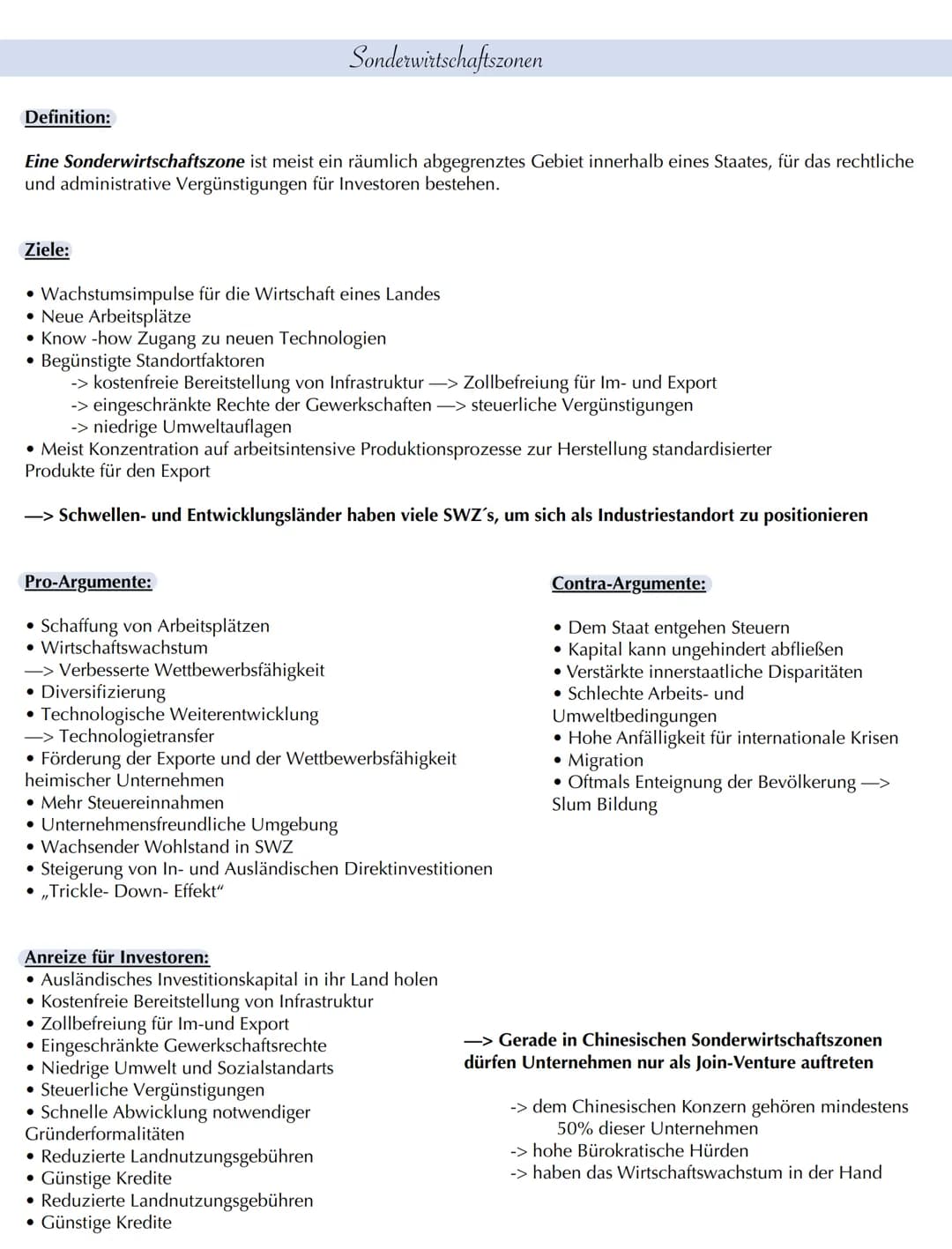 # Wirtschaft-Wirtschaftsregionen im Wandel
Standortfaktoren
DEFINITION
- Gründe, warum sich ein Unternehmen an
einem Standort ansiedeln s