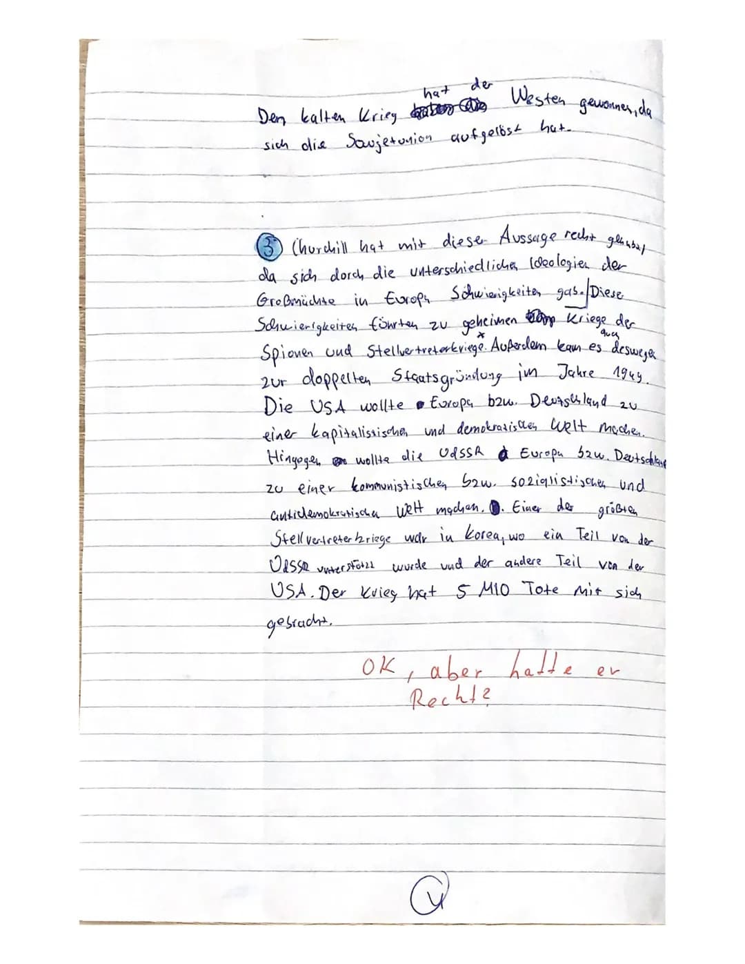 Klausur Geschichte 21D E-Phase, Schuljahr 2021/22
Thema: Der (frühe) Kalte Krieg
Name:
Datum: 6.12.21
Aufgaben:
1. Erläutern Sie in eigen