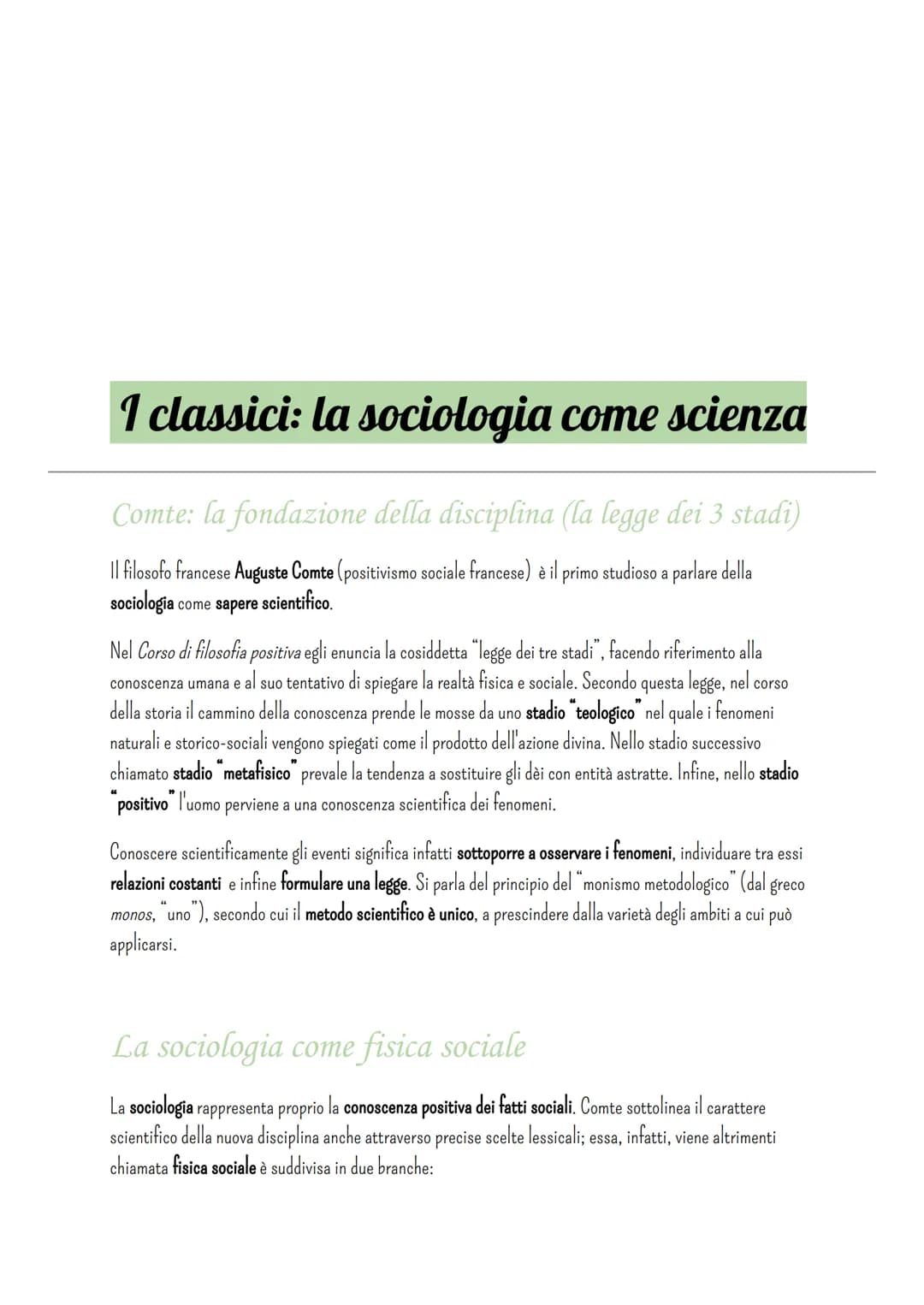 # Sociologia
## Che cos'è la sociologia?
### La definizione di sociologia
L'etimologia della parola può aiutarci a dare una definizione d