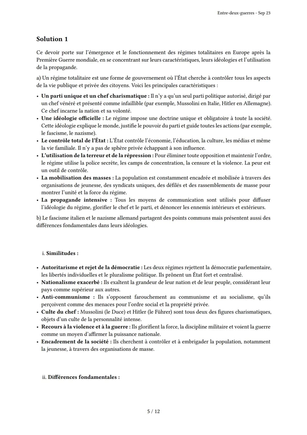 # Entre-deux-guerres
Généré par Knowunity.fr - Sep 23
Description: Cet examen couvre l'Entre-deux-guerres, les démocraties fragilisées et